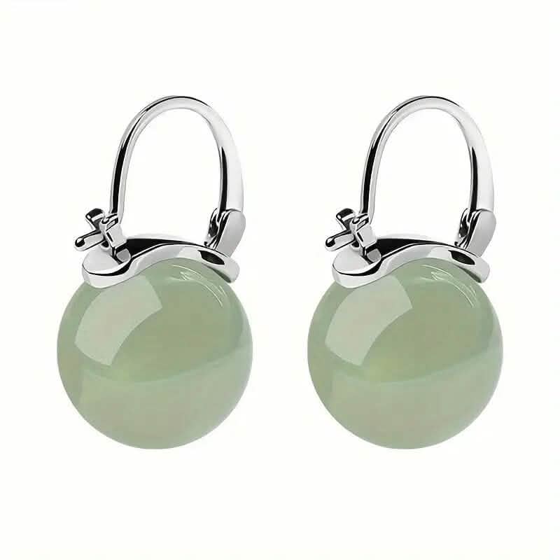 Artificial Jade Temperament Earrings - A-1 Thread Vault