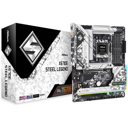 ASRock X670E Steel Legend Support AMD AM5 Ryzen Motherboard (Refurbished) - A-1 Thread Vault