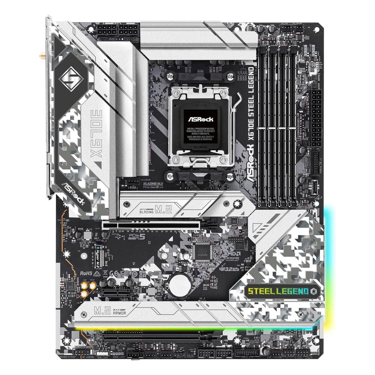 ASRock X670E Steel Legend Support AMD AM5 Ryzen Motherboard (Refurbished) - A-1 Thread Vault