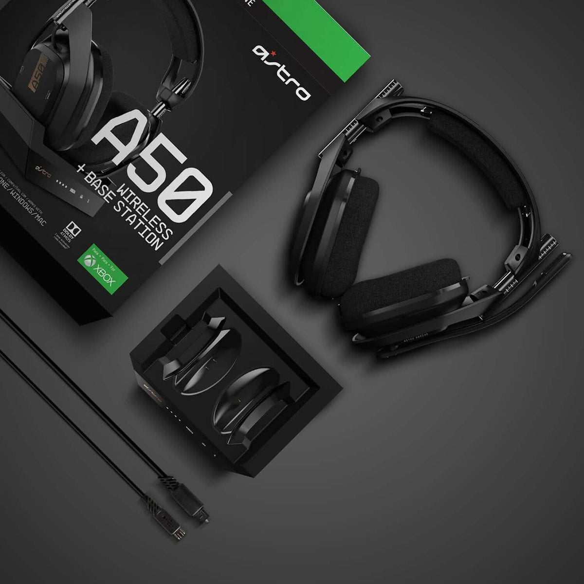 ASTRO Gaming A50 Wireless Headset + Base Station Gen 4 - Compatible with Xbox Series X|S, Xbox One, PC, Mac (Refurbished) - A-1 Thread Vault