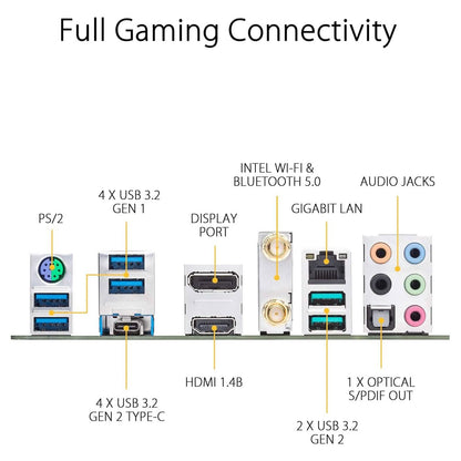 ASUS AM4 TUF Gaming X570-Plus Wi-Fi Zen 3 Ryzen 5000 and 3rd Gen Ryzen ATX Motherboard (Refurbished) - A-1 Thread Vault