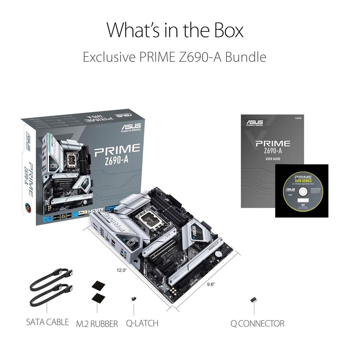 ASUS Prime Z690-A LGA 1700 Intel 12th ATX Motherboard (Refurbished) - A-1 Thread Vault