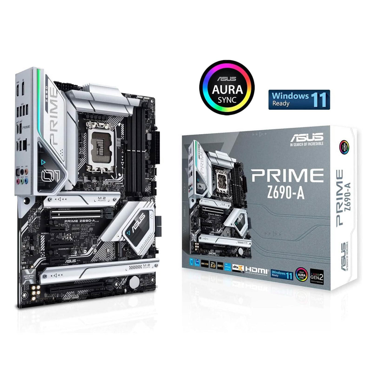 ASUS Prime Z690-A LGA 1700 Intel 12th ATX Motherboard (Refurbished) - A-1 Thread Vault