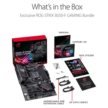 ASUS ROG Strix B550-F Gaming AMD AM4 Zen 3 Ryzen 5000 & 3rd Gen Ryzen ATX (Refurbished) - A-1 Thread Vault