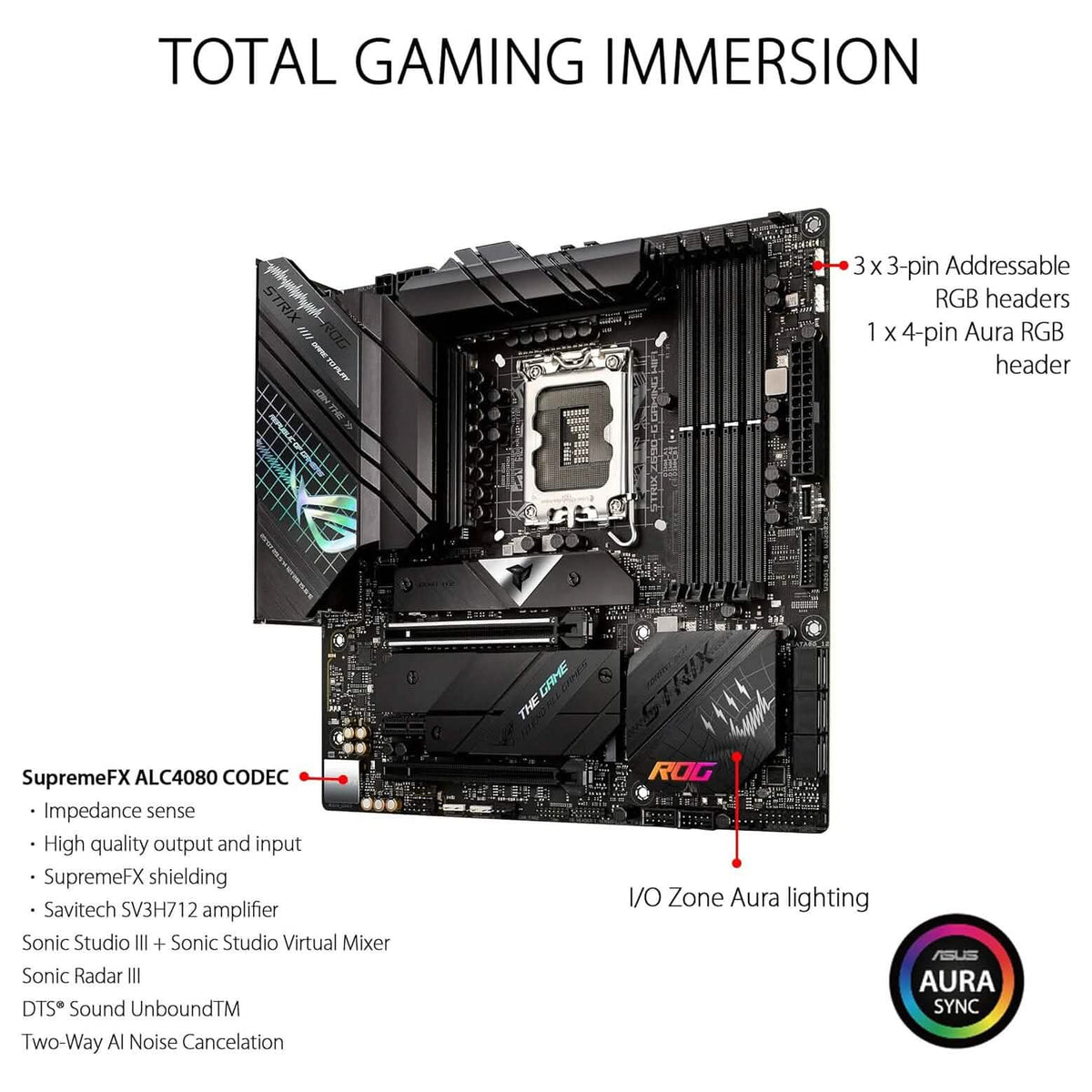 ASUS ROG Strix Z690-G Gaming WiFi 6E LGA 1700 (Intel 12th Gen) (Refurbished) - A-1 Thread Vault