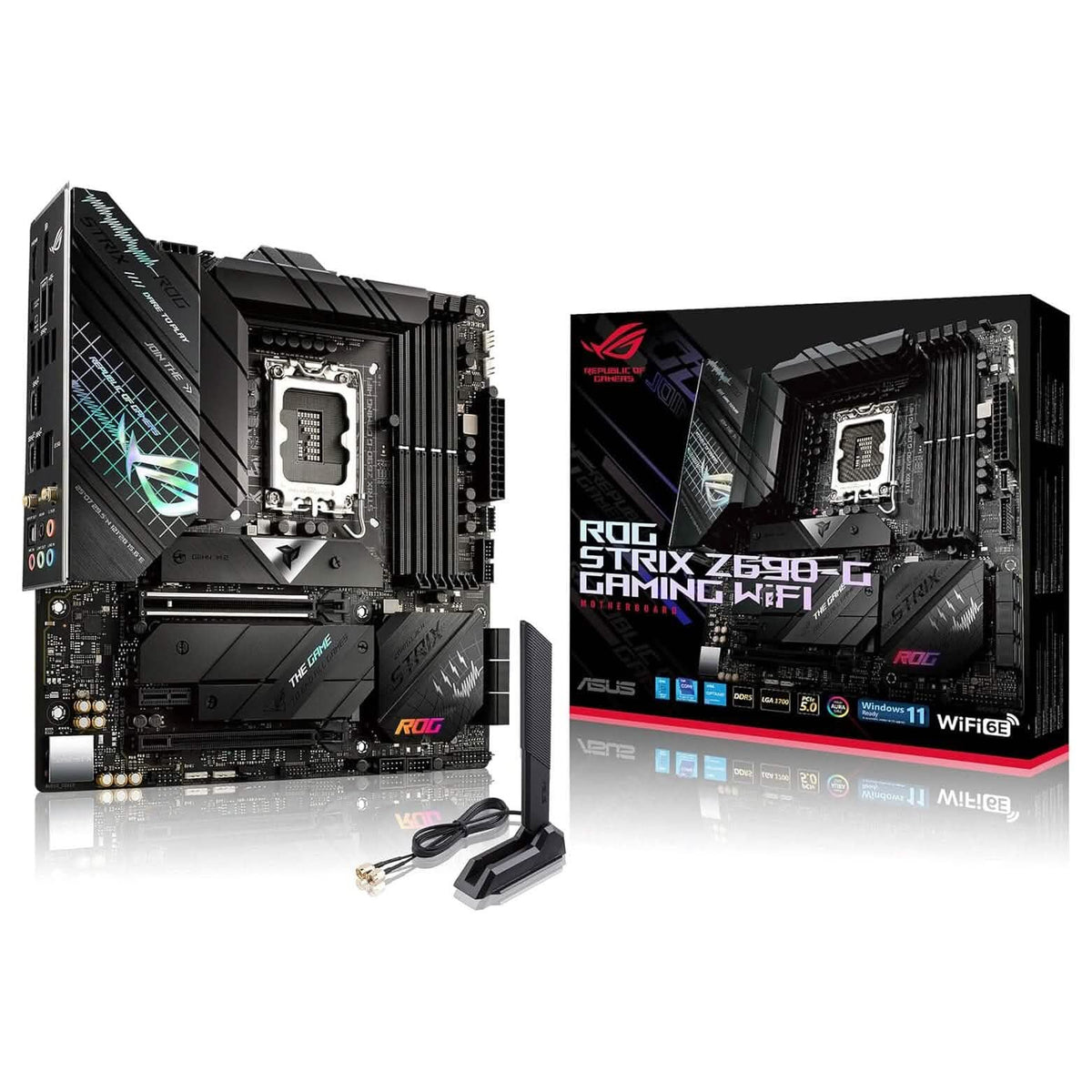 ASUS ROG Strix Z690-G Gaming WiFi 6E LGA 1700 (Intel 12th Gen) (Refurbished) - A-1 Thread Vault
