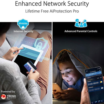 ASUS RT-AX5400 VPN WiFi 6 Extendable Router Dual Band (Refurbished) - A-1 Thread Vault