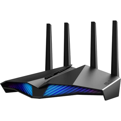 ASUS RT-AX82U AX5400 Dual-Band WiFi 6 Gaming Router, Game Acceleration, Mesh Support, Dedicated Port, Mobile Boost, MU-MIMO, Aura RGB (Refurbished) - A-1 Thread Vault