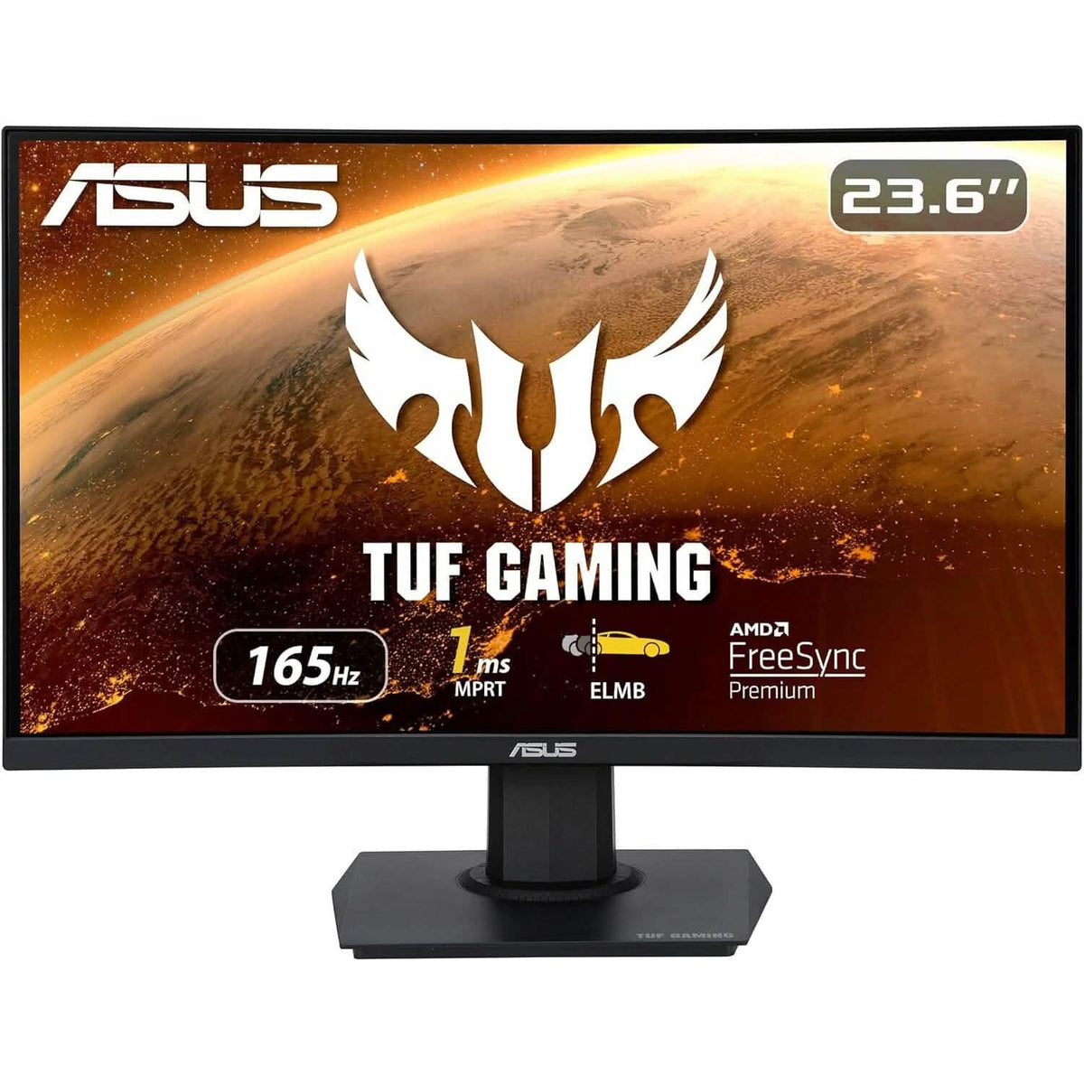 ASUS TUF Gaming 23.6" 1080P Curved Monitor (VG24VQE) (Refurbished) - A-1 Thread Vault