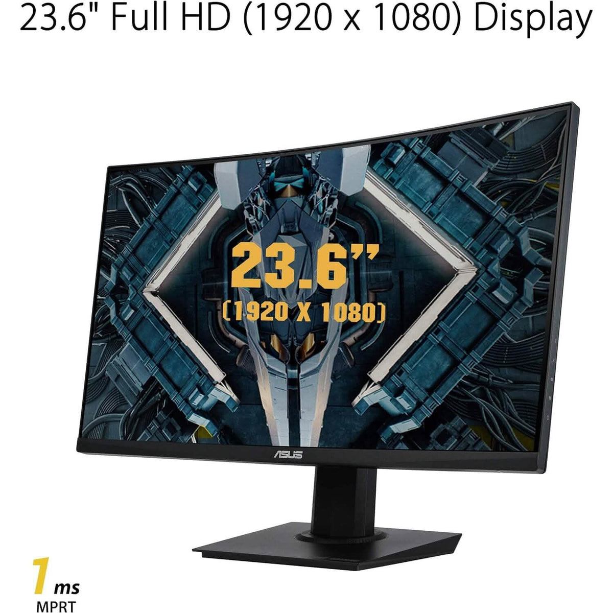 ASUS TUF Gaming 23.6" 1080P Curved Monitor (VG24VQE) (Refurbished) - A-1 Thread Vault