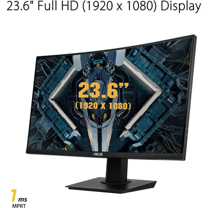 ASUS TUF Gaming 23.6" 1080P Curved Monitor (VG24VQE) (Refurbished) - A-1 Thread Vault
