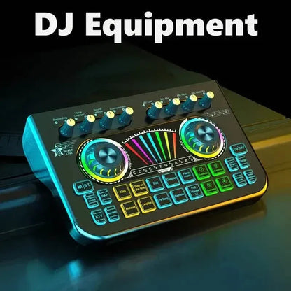 Audio Mixer, Live Sound Card And Audio Interface With DJ Mixer Effects And Voice Changer - A-1 Thread Vault