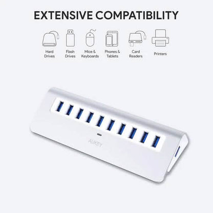 Aukey 10-Port CB-H6 USB 3.0 Hub - A-1 Thread Vault