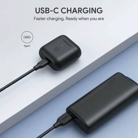 Aukey EP-T29 5.0 TWS Wireless Bluetooth Earphone Black - A-1 Thread Vault