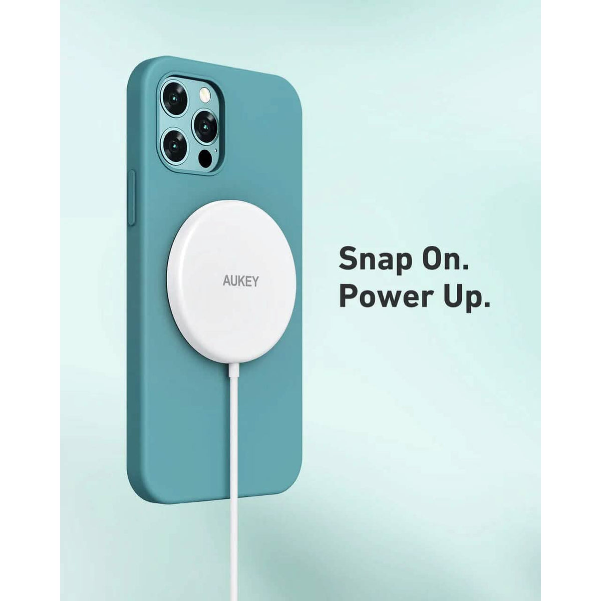 Aukey LC-A1 Aircore Wireless Charger 15W Magnetic Qi Certified - A-1 Thread Vault