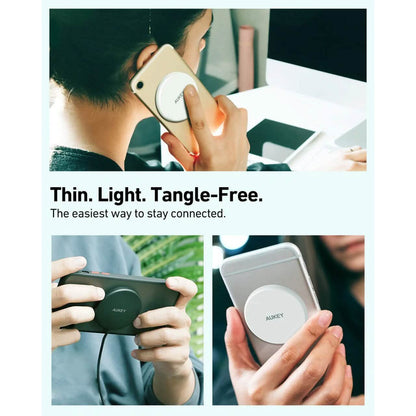 Aukey LC-A1 Aircore Wireless Charger 15W Magnetic Qi Certified - A-1 Thread Vault