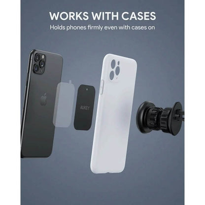 Aukey Phone Holder for Car with Super Magnetic Mount - A-1 Thread Vault