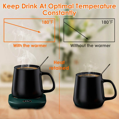 Auto Shut Off USB Coffee Mug Heating Plate with 3 Temperature Setting - A-1 Thread Vault