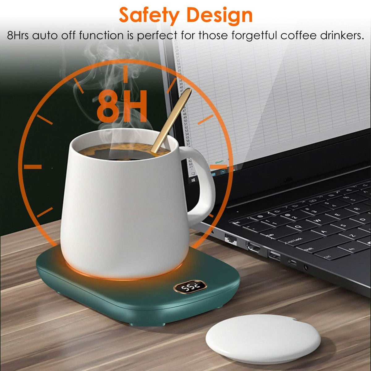 Auto Shut Off USB Coffee Mug Heating Plate with 3 Temperature Setting - A-1 Thread Vault
