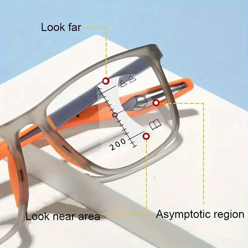 Auto Zoom TR90 Frame Sports Reading Glasses - A-1 Thread Vault