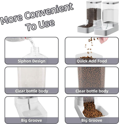Automatic Cat Feeder and Water Dispenser Set - A-1 Thread Vault