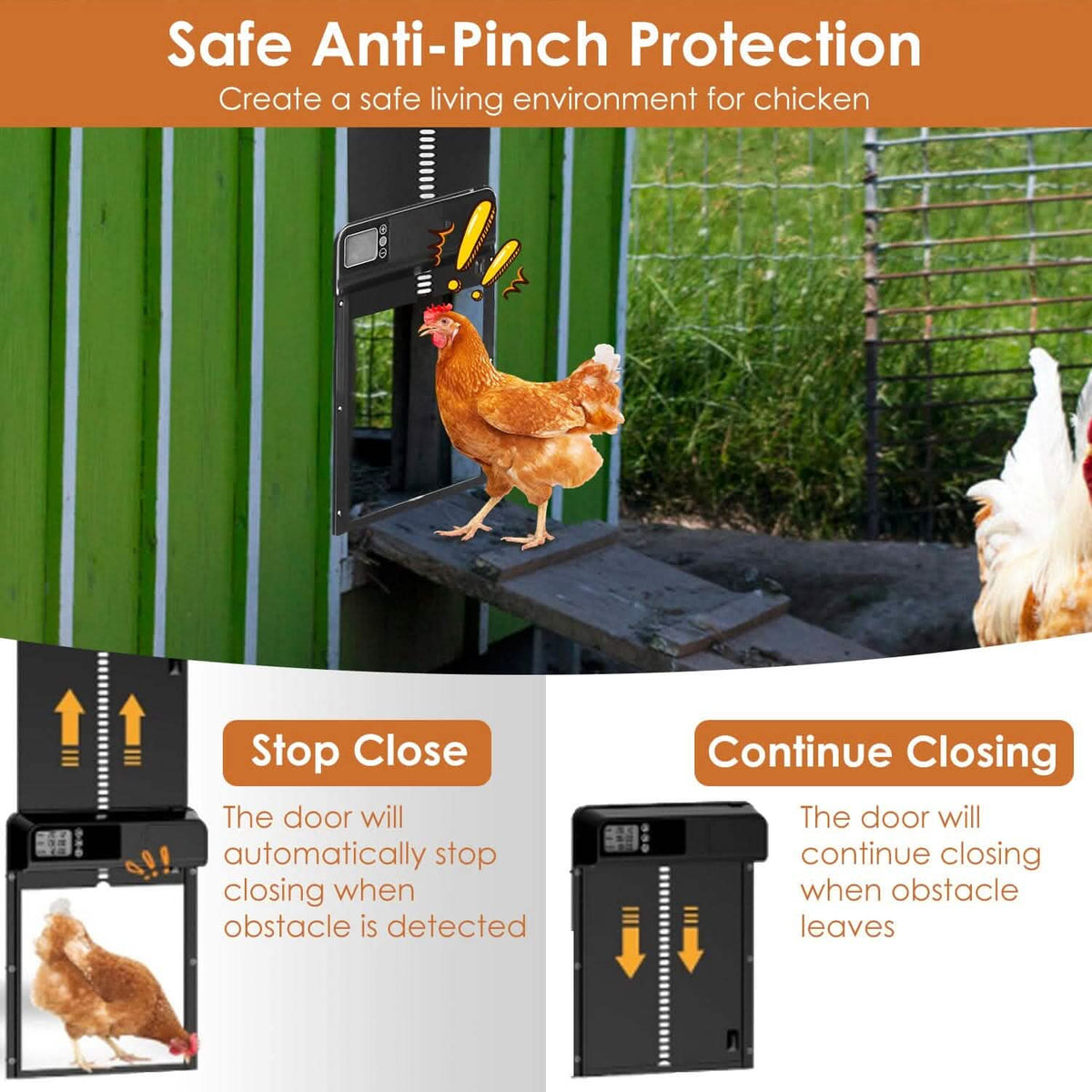 Automatic Chicken Coop Door with Timer Setting - A-1 Thread Vault