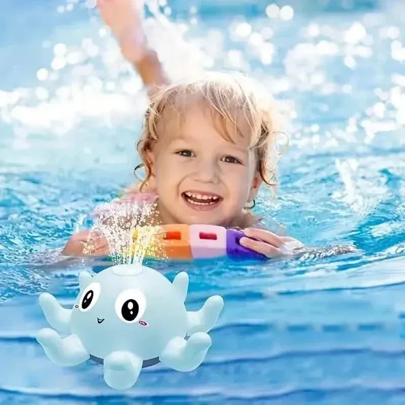 Automatic Induction Water Spray Small Octopus with Light Music Play - A-1 Thread Vault