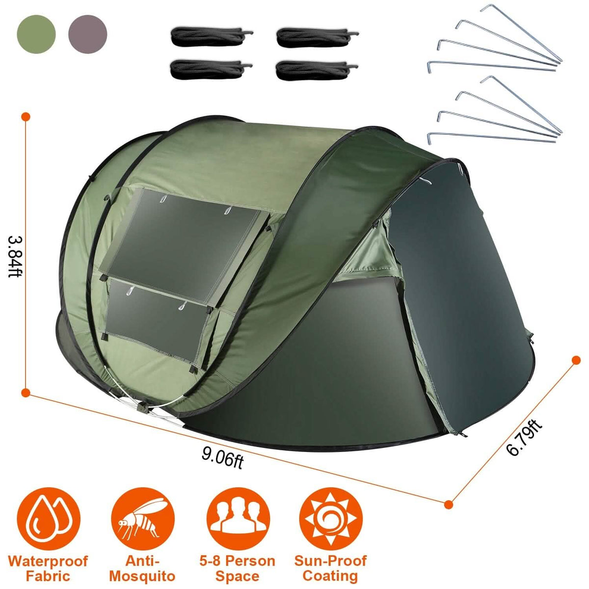 Automatic Pop Up Camping Tent - A-1 Thread Vault