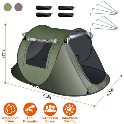 Automatic Pop Up Camping Tent - A-1 Thread Vault