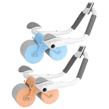 Automatic Rebound Abdominal Wheel Roller for Core Strength with Timer Kneel Pad - A-1 Thread Vault
