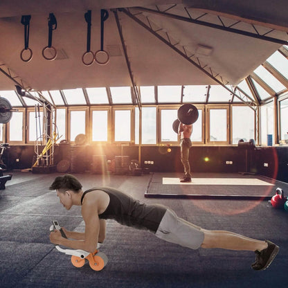 Automatic Rebound Abdominal Wheel Roller for Core Strength with Timer Kneel Pad - A-1 Thread Vault