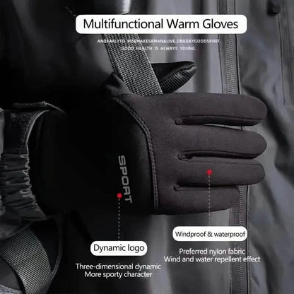 Autumn and Winter Outdoor Plus Velvet Cold Safeguard Glove - A-1 Thread Vault