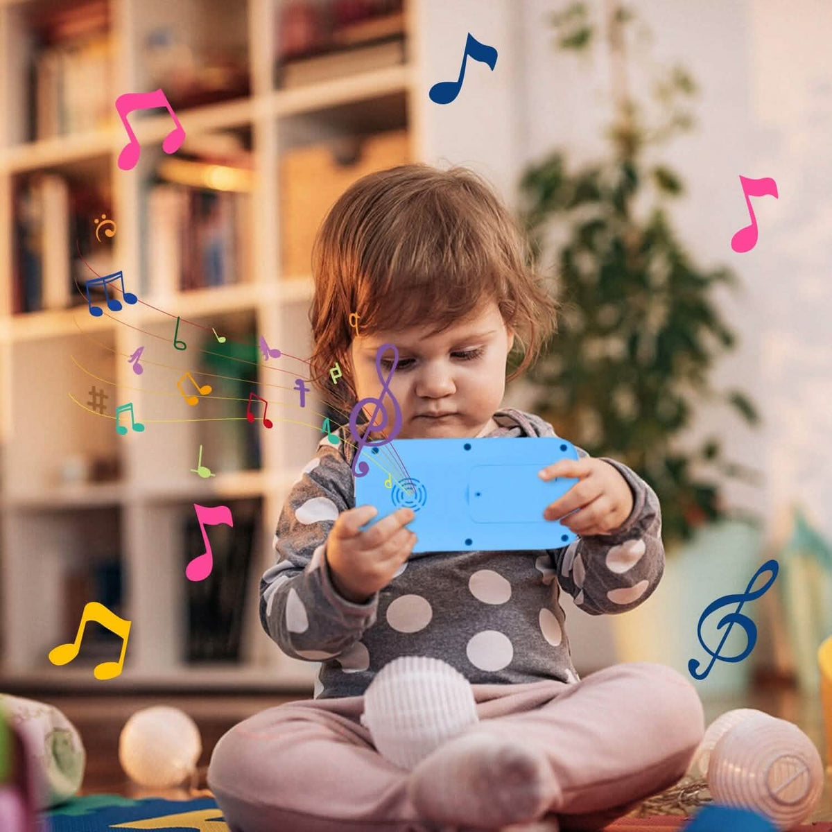 Baby Infant Interactive Educational Phone with Music Light - A-1 Thread Vault