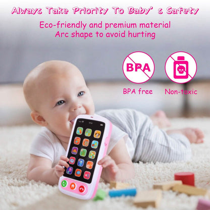 Baby Infant Interactive Educational Phone with Music Light - A-1 Thread Vault