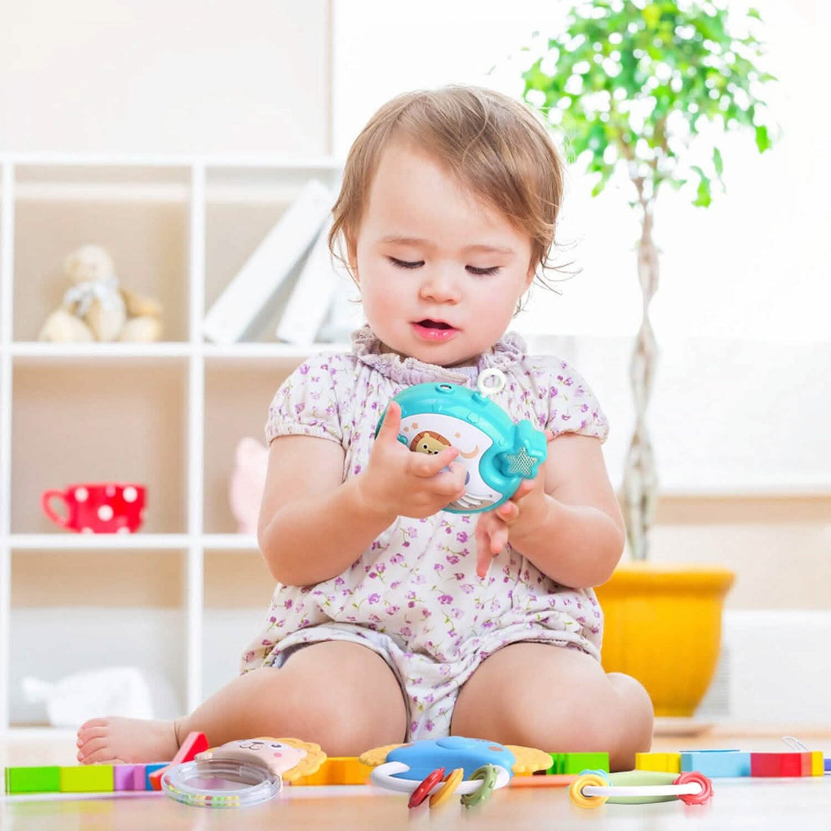 Baby Musical Crib Bed Bell Rotating Mobile Star Projection - A-1 Thread Vault