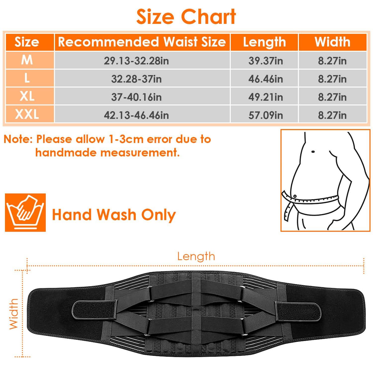 Back Support Brace Breathable Mesh Lumbar Support Belt - A-1 Thread Vault