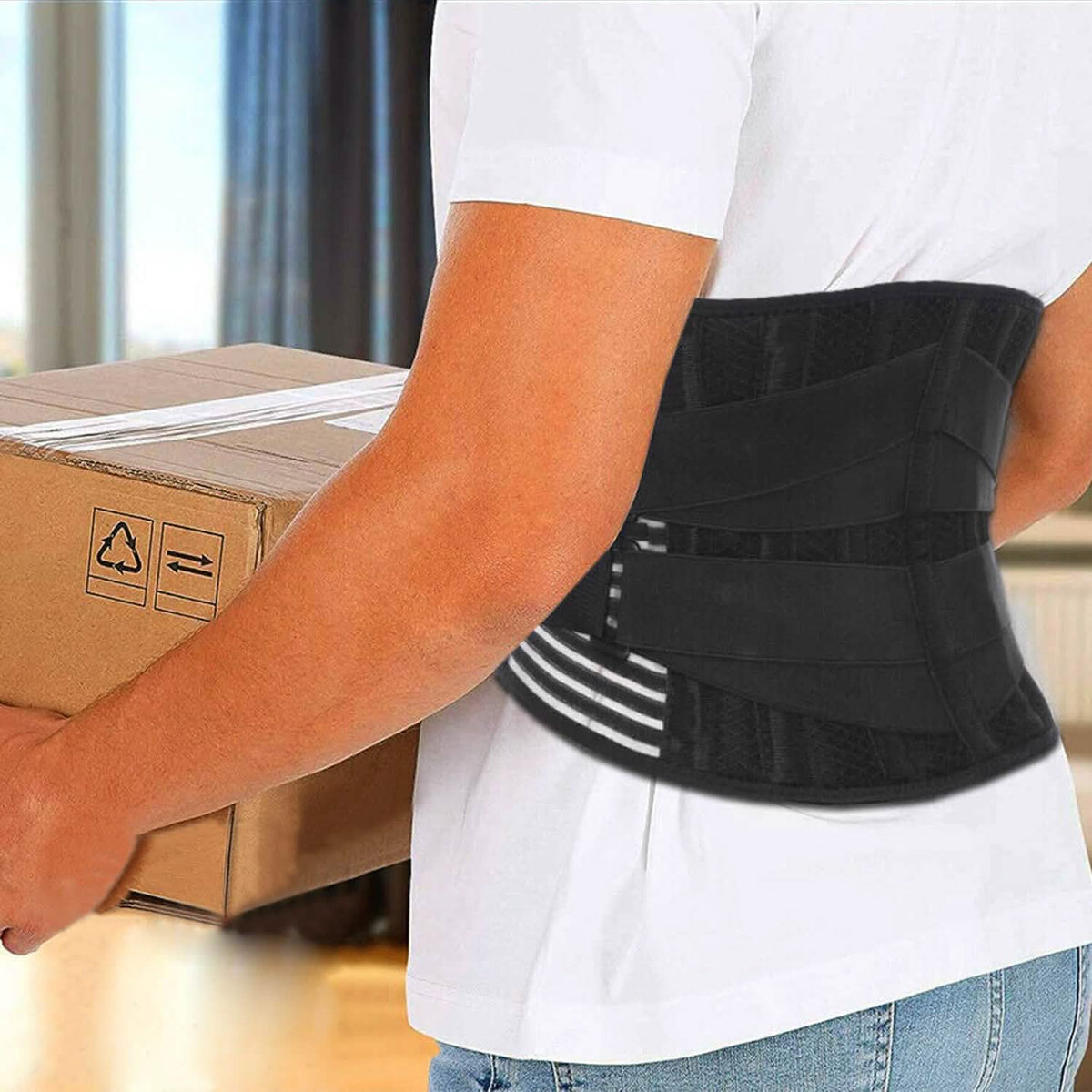 Back Support Brace Breathable Mesh Lumbar Support Belt - A-1 Thread Vault