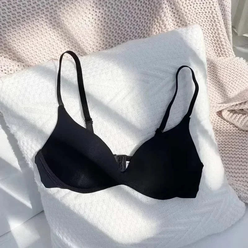 Backless Bras for Women Seamless Underwear Sexy Lingerie 3/4 Cup Bralette Top Wireless Brassiere Intimates Comfort T Shirt Bra - A-1 Thread Vault
