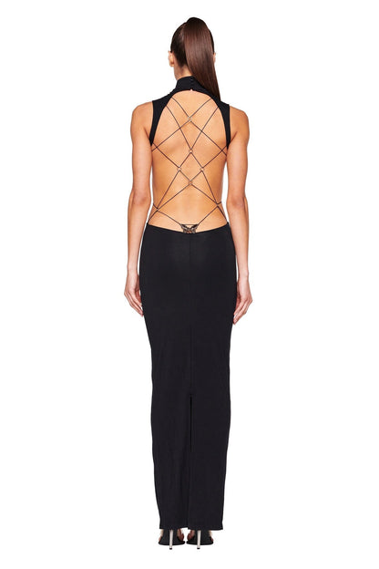 Backless Floor Length Dress - A-1 Thread Vault