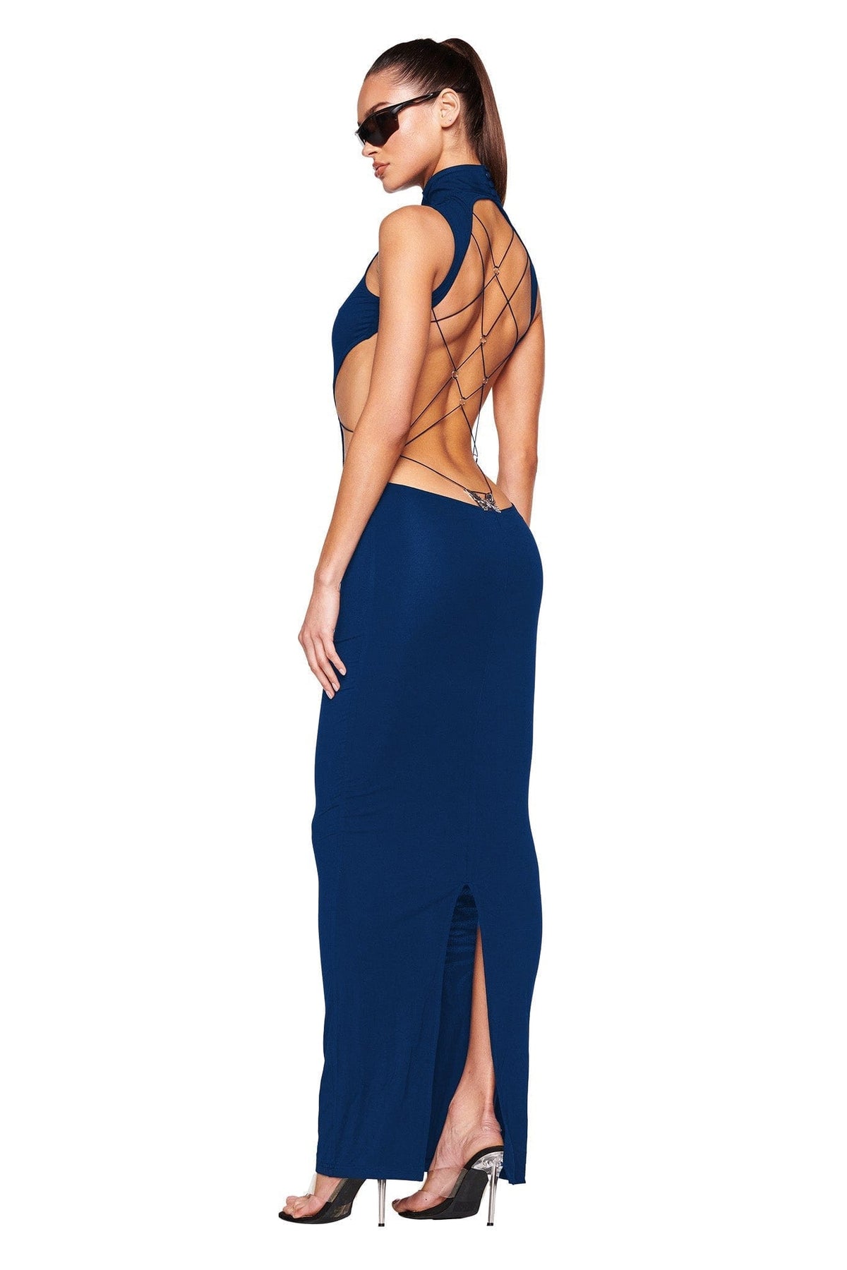 Backless Floor Length Dress - A-1 Thread Vault