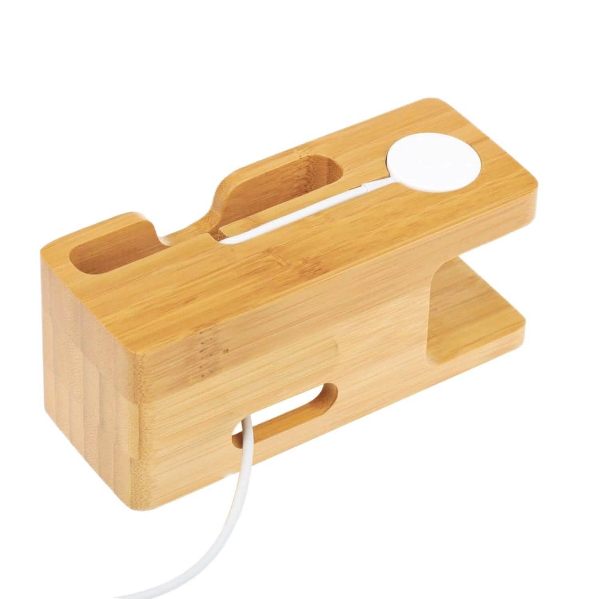 Bamboo Wood Charging Stand for Apple Watch - A-1 Thread Vault