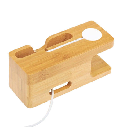 Bamboo Wood Charging Stand for Apple Watch - A-1 Thread Vault