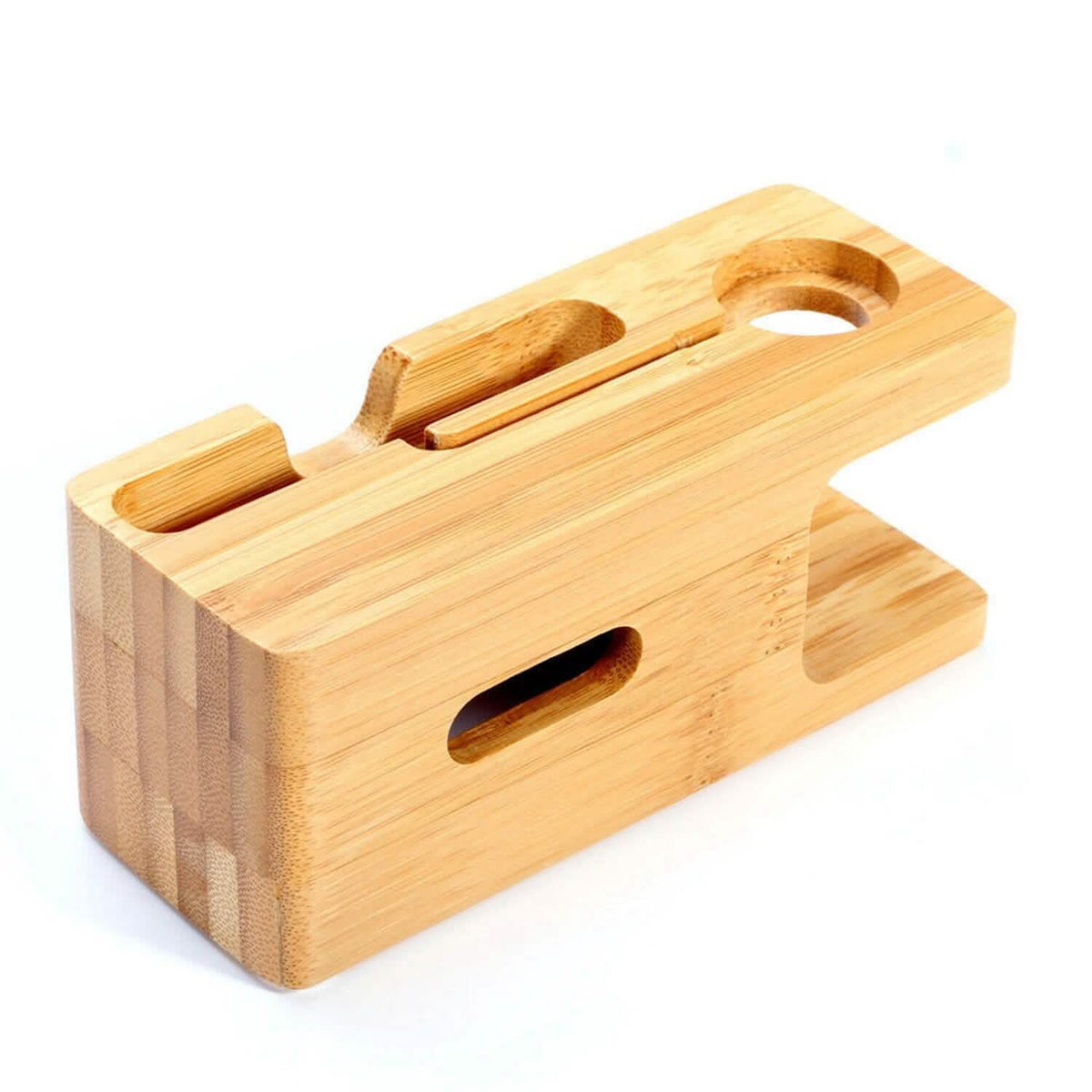 Bamboo Wood Charging Stand for Apple Watch - A-1 Thread Vault