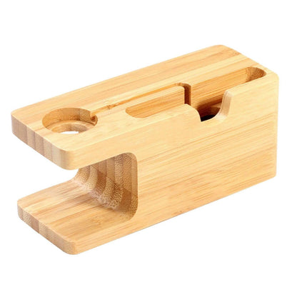 Bamboo Wood Charging Stand for Apple Watch - A-1 Thread Vault