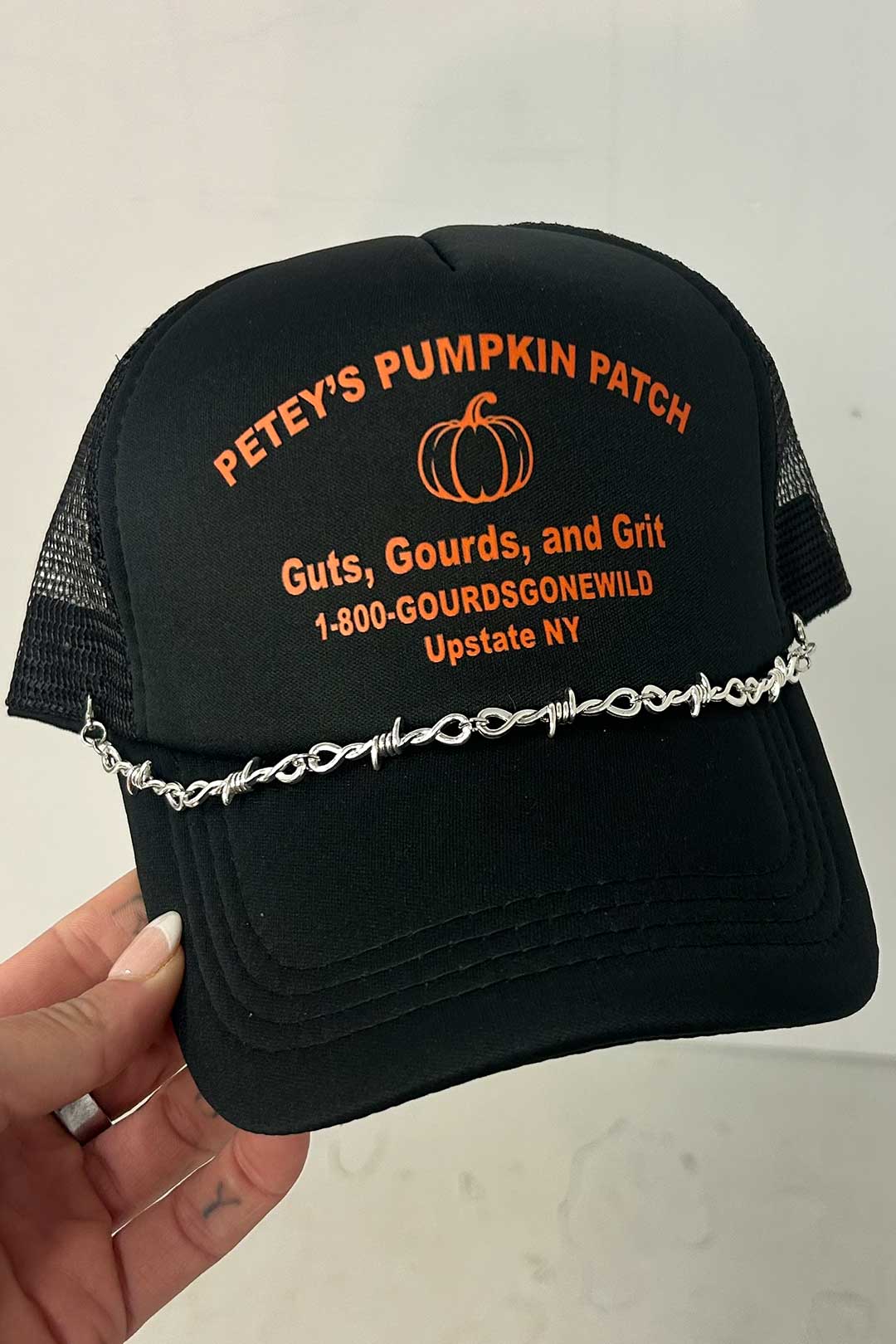 Barbed Wire Hat Chain (no hat included) - A-1 Thread Vault