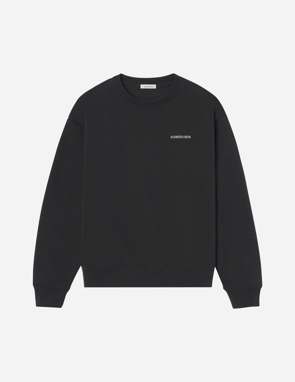 Basics Black Unisex Crewneck - A-1 Thread Vault
