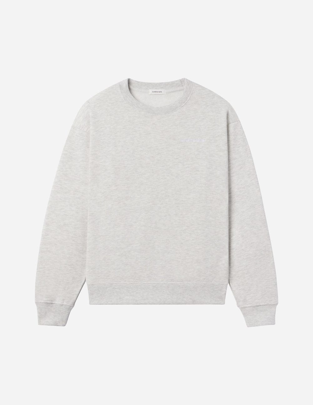 Basics Cloud Grey Unisex Crewneck - A-1 Thread Vault