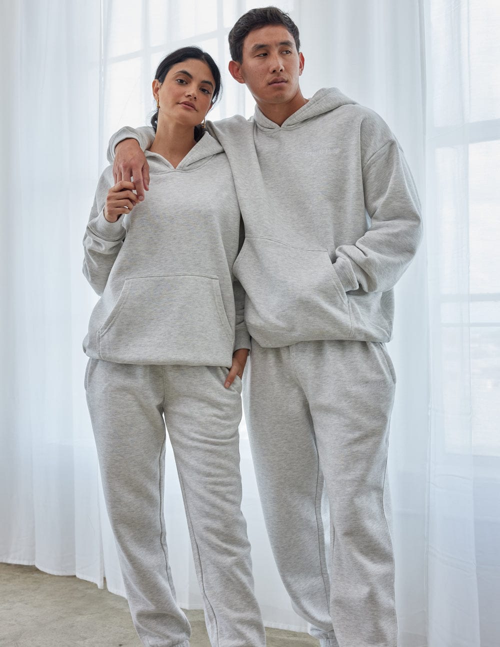 Basics Cloud Grey Unisex Hoodie - A-1 Thread Vault