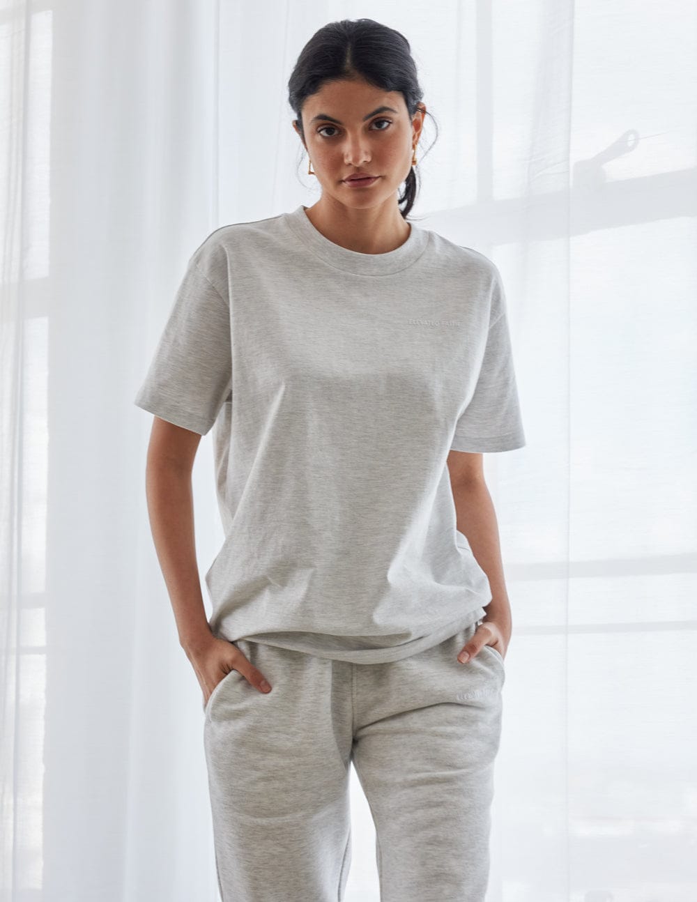 Basics Cloud Grey Unisex Tee - A-1 Thread Vault