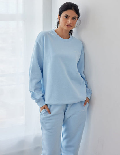 Basics Dream Blue Unisex Crewneck - A-1 Thread Vault
